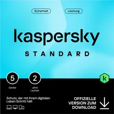 Bild von Kaspersky Standard, 5 User, 2 Jahre, ESD (multilingual) (Multi-Device) (KL1041GDEDS)