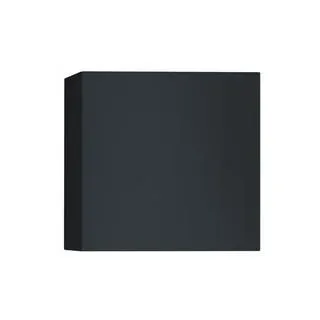 Helestra Außenwandleuchte Aluminium 10 x 10 cm dimmbar IP54 mattschwarz