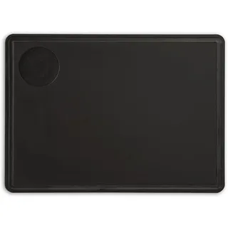ARCOS Schneidebrett aus Harz und Zellulosefaser 33 x 23 cm - 650 g, Ideal zum Schneiden - Schwarz, Serie Tablas