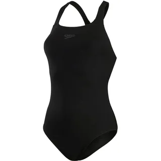 Speedo Damen Eco Endurance+ Kickback Badeanzug | Chlorbeständig | Recyclingmaterial | Schwimmtraining | Athletische Passform | Schwimm-Fitness Black 42
