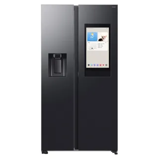 Samsung RS90F67BEFEF Side-by-Side (614 l, 1780 mm hoch, Schwarz)