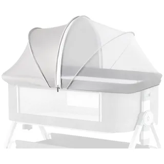 JUMUAO Universal Moskitonetz Babybett,Mückennetz für Kinderbett,Baby Insektenschutz mit Reißverschluss,Dauerhaft Fliegennetz für Babybetten,Stubenwagen oder und Laufstall,110×55cm (Weiß-A)
