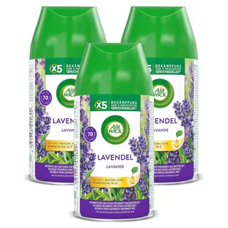 Air Wick Freshmatic Max Raumspray – Nachfüller für den Air Wick Freshmatic Max – Duft: Lavendel – 3 x 250 ml Nachfüller