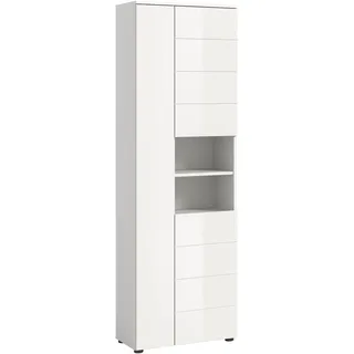 xonox.home Vira Hochschrank 60 x 190 cm Weiß MDF/Spanplatte