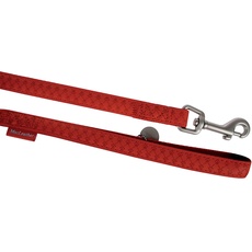 Doogy Blätter einfach MC Leder 10 mm Rot/Schwarz