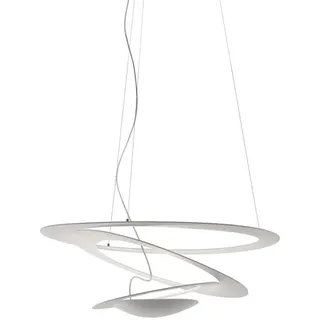 LED-Pendelleuchte Pirce Mini Suspension Artemide weiß, Designer Giuseppe Maurizio Scutellà, 23x67x69 cm