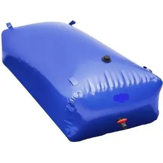 MazrekuHome® - Wasserbehälter zur Lagerung - 1000 Liter - Blaues PVC - Faltbar - Nettogewicht 8 kg - Langlebig - Schwarz