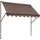 Klemmmarkise Exklusiv 150 cm braun