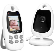 Zawaer Babyphone, Babyphone Mit Kamera, Video Baby Monitor Kamera Und Audio Babyphone Mit Vox Funktion, Babyphon Kamera Tragbares Mit 2,4 Ghz Gegensprechfunktion, Nachtsicht, Temperaturüberwachung.