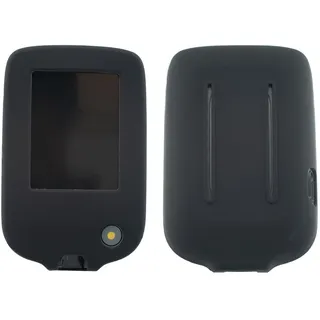 caseroxx Silikon-Hülle kompatibel mit Freestyle Libre 1/2 / 3 / Insulinx / 14 Day aus Silikon, Tasche mit und ohne Gürtelclip in schwarz