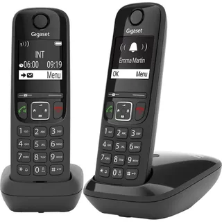 As690 Duo Schnurloses Festnetztelefon - Black