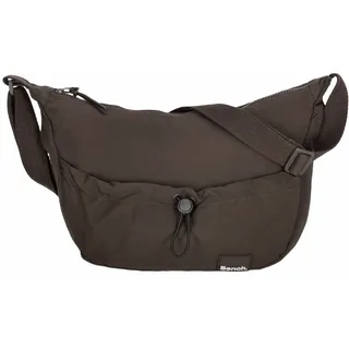 BENCH Soft Crossbody Bag Synthetik Grey Brown/Green