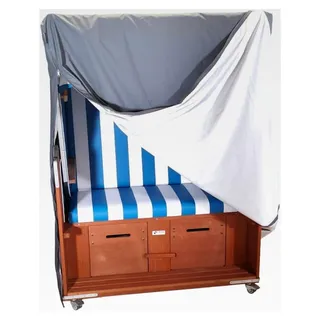 Premium Schutzhülle für Strandkörbe grau, geeignet für 130-138 cm