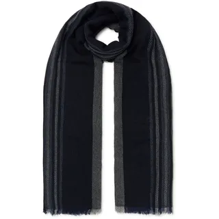 Cinque Strickschal »CHICO« aus weichem Material mit Längssteifen, made in Italy, blau