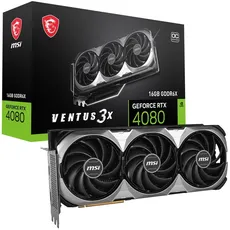 MSI RTX4080 Ventus 3X E OC        16GB GDDR6X HDMI 3XDP (16 GB), Grafikkarte