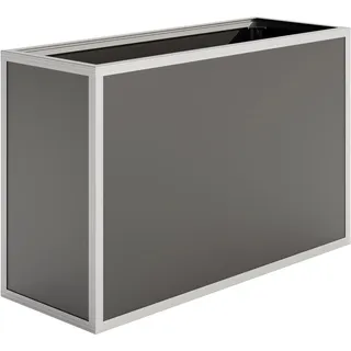 KGT Aluminium-Hochbeet 130 45er Tiefe Profilsystem Pressblank 1,21 x 0,45 m