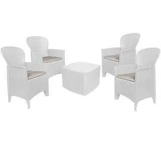 Dmora Anagni Loungeset weiß