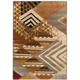 Gino Falcone Outdoor-Teppich braun ¦ Synthetische Fasern ¦ Maße (cm): B: 120 H: 1