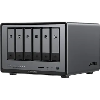 UGREEN Dxp6800 Pro Leergehäuse Schwarz