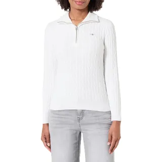 Gant Damen Stretch Cable Half-Zip Sweater Sweatshirt (1er Pack)