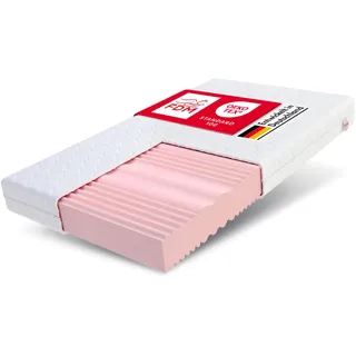 FDM Matratze 90x200 cm Härtegrad H3 H4 Höhe 20 cm Kaltschaummatratze Doppelseitige Rollmatratze HR-Schaum 7 Komfortzonen mit Hypoallergenem Waschbarem Premium-Bezug Oeko-Tex Comfort Duo MAX Double