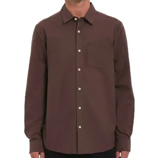 Volcom Hemd Veeco Oxford Hemd Pumice rot - S