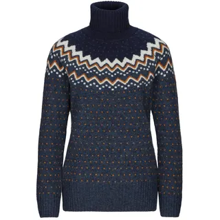 Fjällräven Övik Knit Roller Neck Strickpullover Marineblau M