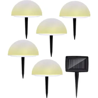 Philips LED Solar Bodenleuchten weiß 5er Set