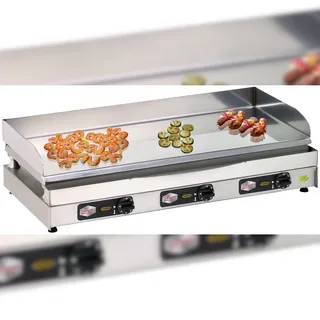 Neumärker Neumärker® Chromstahlbräter Classic | Elektrische Griddleplatte | Grillfläche 900x400 mm