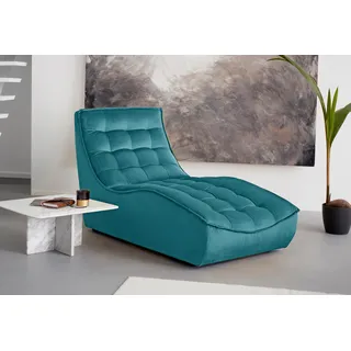 CALIA ITALIA Chaiselongue »Banjo, Designsofa, erstklassiger Sitzkomfort, als Einzelelement« oder als Modulsofa mit den passenden Erweiterungselementen stellbar, blau