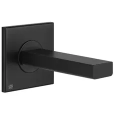 Gessi Emporio Via Manzoni Wand-Wannenauslauf für separaten Einhebelmischer, Ausladung 187 mm, 38725, Farbe: Schwarz XL