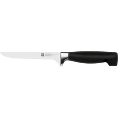 ZWILLING Vier Sterne Ausbeinmesser 14 cm, Rostfreier Spezialstahl, Ergonomischer Kunststoff-Griff, Schwarz [Made in Germany]