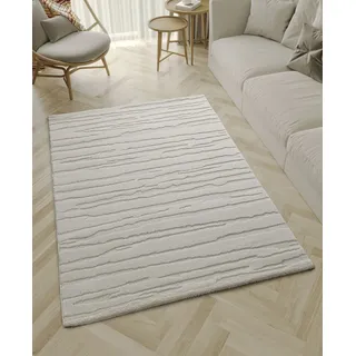 The CarPET Everest Kurzflorteppich 80 x 300 cm Beige