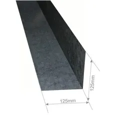 PRECIT Winkelblech ohne Wasserfalz verzinkt 1000 x 125 x 125 mm
