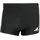 Men s 3 Stripes Swim Boxers Black/White XS