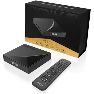 M@tec Amiko A11 Gold 4K UHD 4GB 32GB Android 11 WiFi Dual Band 100 Gigabit Bluetooth 5.2 USB 3.0 Widevine