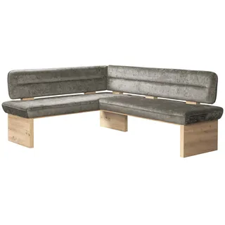 Home Affaire Eckbank »Louise Polsterbank, Esszimmerbank, Küchenbank« mit Nosag Wellenfedern im Sitz für mehr Komfort, Breite 212x170 cm, beige