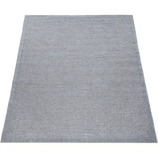 Paco Home Teppich »Quebec 135« rechteckig 4 mm Höhe Flachgewebe, meliert, In- und Outdoor geeignet, Wohnzimmer, beige