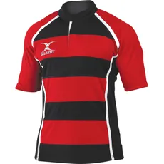 Gilbert, Herren, Sportshirt, Rugby Xact Match Kurzarm Rugby Shirt (XS), Mehrfarbig, XS