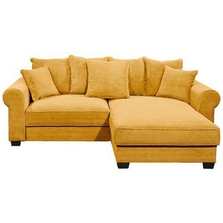 MID.YOU Ecksofa Gelb - 255x185 cm,