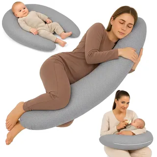 Totsy Baby Stillkissen 190 cm Grau