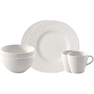 Villeroy & Boch Manufacture Rock blanc Frühstücks-Set 6-tlg. weiß