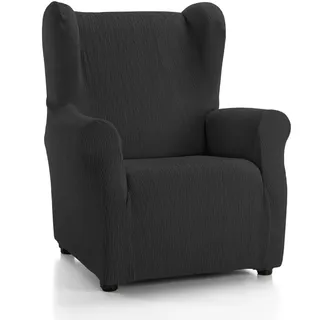 Martina Home Emilia Schutzhülle Sessel mit Ohrenschutz Ohrensessel 33x8x42 cm Schwarz