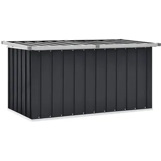 vidaXL Gartenbox 129 x 67 x 65 cm Grau