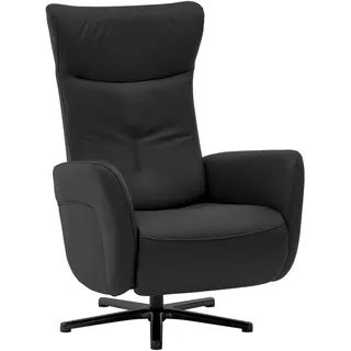 Beldomo Speed Relaxsessel , Schwarz , Leder , Echtleder , Rindleder , 76x112x83 cm , Goldenes M , Fußauswahl, Lederauswahl, Stoffauswahl, Relaxfunktion, Liegefunktion , Wohnzimmer, Sessel, Ledersessel