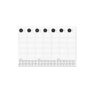 Sigel H6550 Schreibunterlage Papier Monatsplan (B x H) 59.5 cm x 41 cm 2026, 2027, 2028 12 Blatt