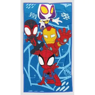Marvel Spidey and Friends Strandtuch 70 x 140 cm mehrfarbig