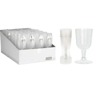 Excellent Houseware Weinglas Plastik 160 ml Set 4 Stücke