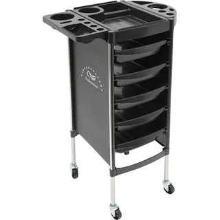 Salonwagen, 6-stufiges Design, einfache Mobilität, schwarz