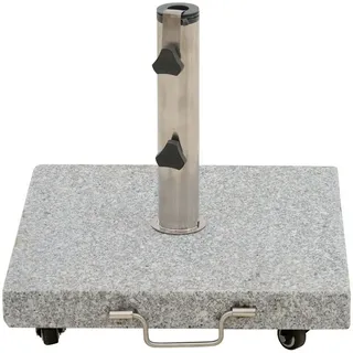 Siena Garden Schirmständer Granit 45 x 45 x 3,7 cm Grau